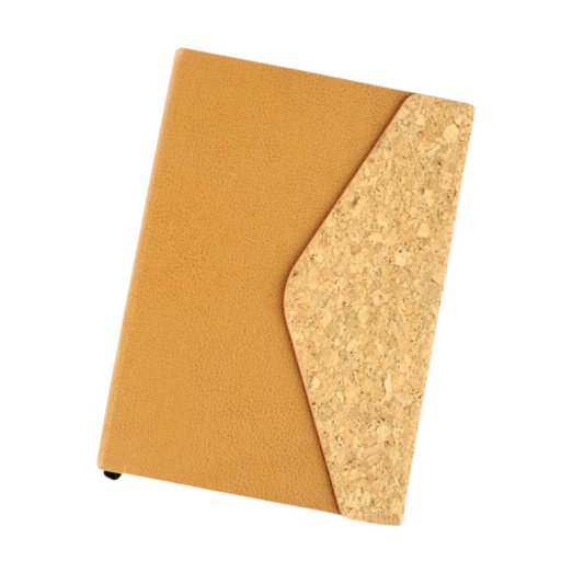 Cork Envelope Style Notebook with Recycled Pages
