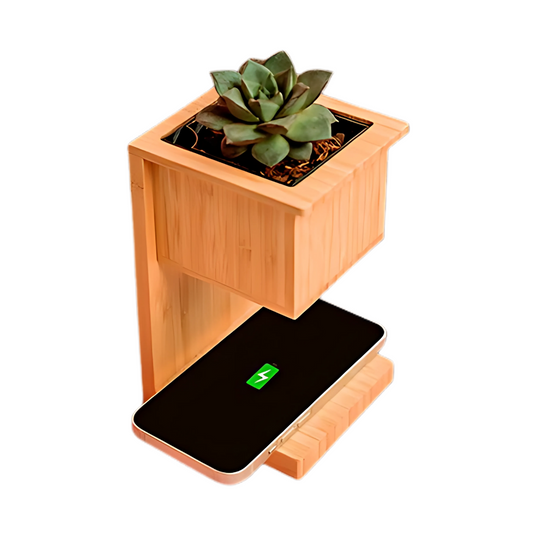 Alder Wireless Charger with Planter