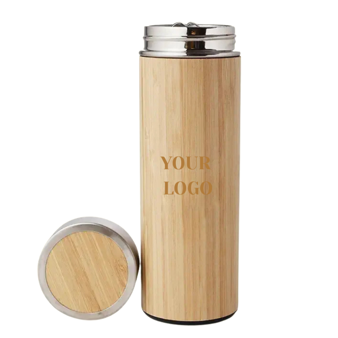 Bamboo Wooden Thermos Flask