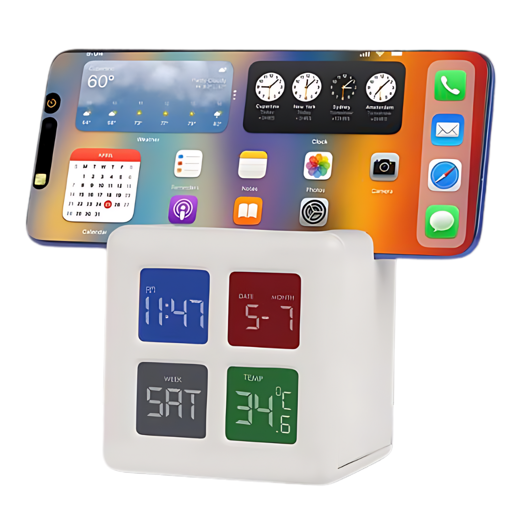 Multifunction Magic Clock with Pen & Mobile Stand