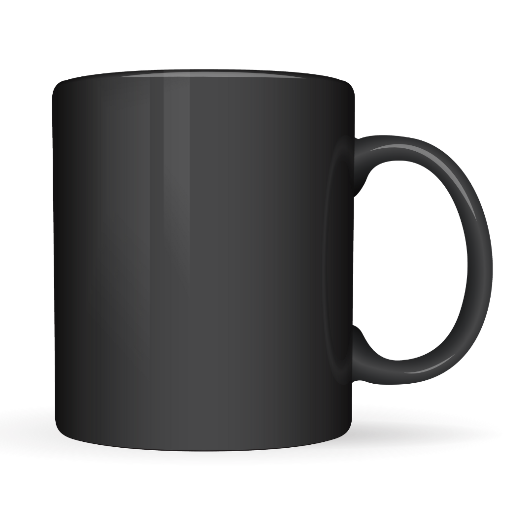 Black Ceramic Coffee Mug