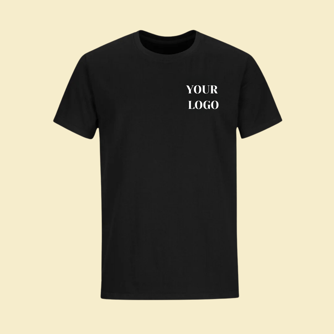 Custom Branded Black T-Shirt – Corporate Merchandise
